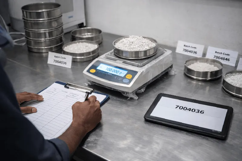 Quality control laboratory analysis